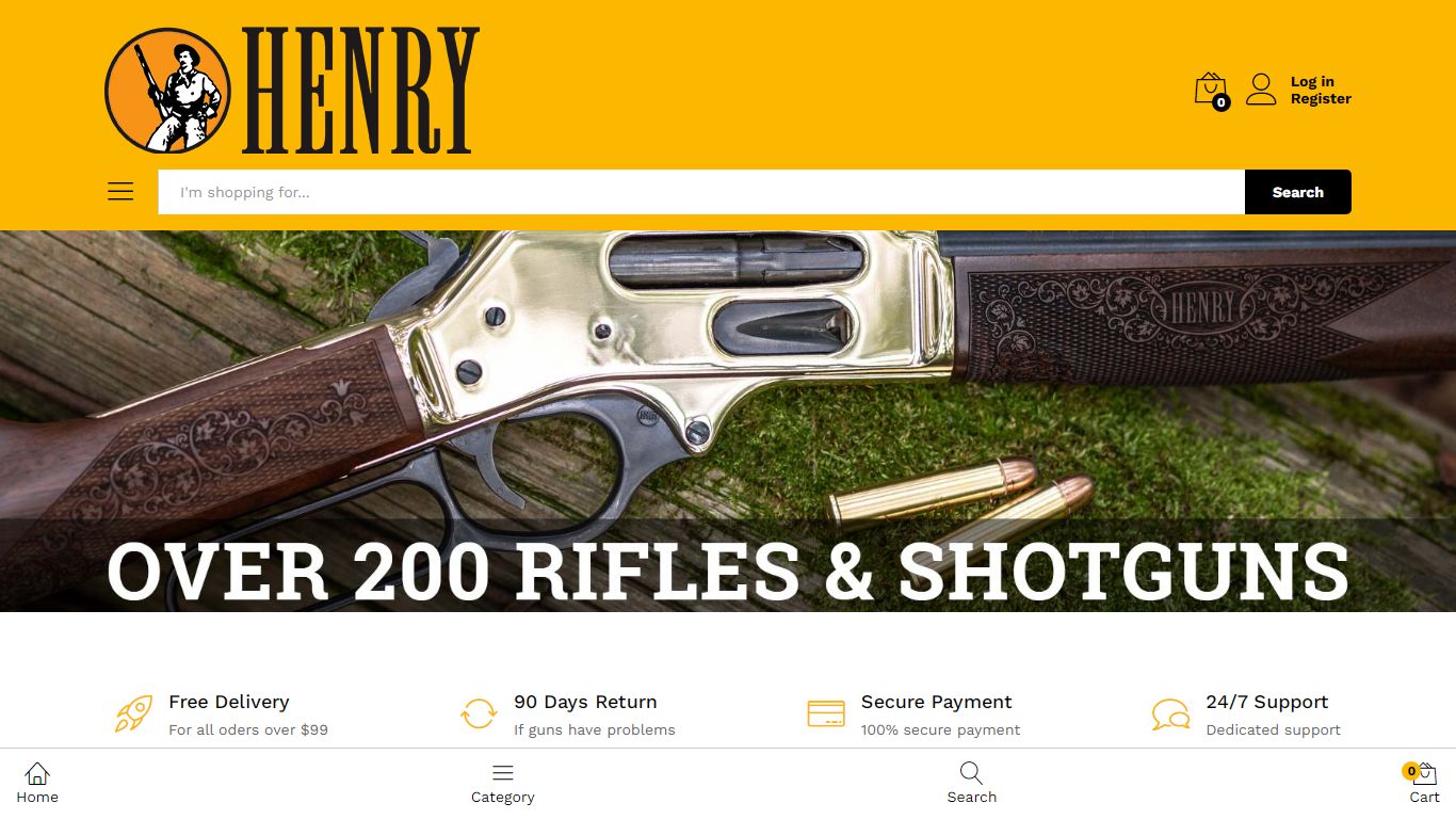 Henry Rifles & Shotguns For Sale - Brand New Firearms In Stock